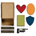Sizzix Vault Matchbox Vágósablon Tim Holtz Thinlits Die Set  (1 csomag)
