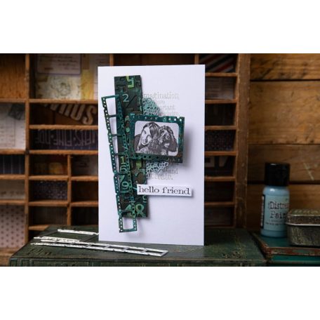 Sizzix Vault Picture Show Vágósablon Tim Holtz Thinlits Die Set  (1 csomag)