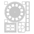 Sizzix Vault Picture Show Vágósablon Tim Holtz Thinlits Die Set  (1 csomag)