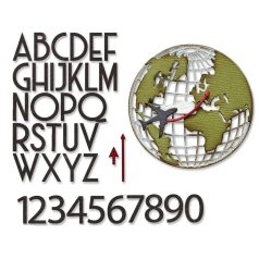   Sizzix Vault World Travel Vágósablon Tim Holtz Thinlits Die Set  (1 csomag)