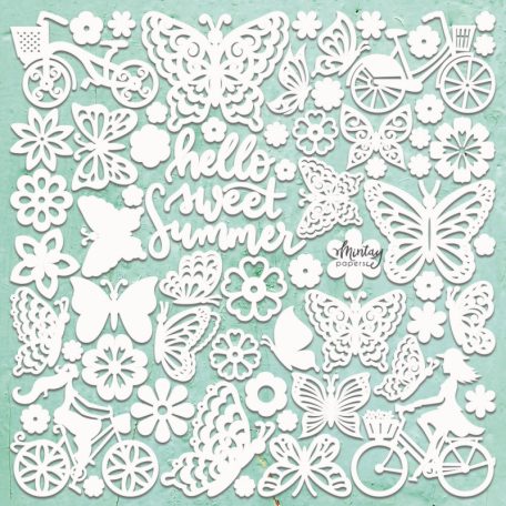 Mintay Papers Chippies Chipboard Decor - Summertime 12" (30 cm) 1 ív