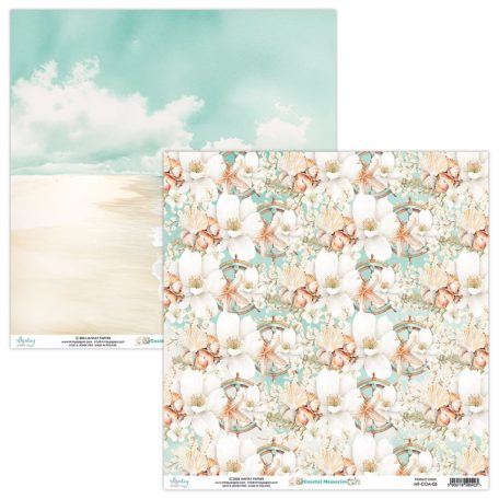 Mintay Papers Coastal Memories Scrapbook papírkészlet  Collection Set 12" (30 cm) 12 lap