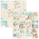 Mintay Papers Coastal Memories Scrapbook papírkészlet  Collection Set 12" (30 cm) 12 lap