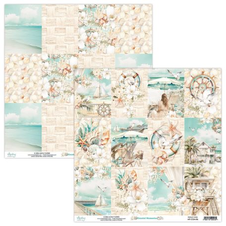 Mintay Papers Coastal Memories Scrapbook papírkészlet  Collection Set 12" (30 cm) 12 lap