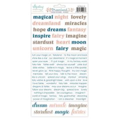   Mintay Papers Dreamland Matrica Paper Stickers Words  1 csomag