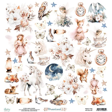 Mintay Papers Dreamland Scrapbook papírkészlet  Collection Set 12" (30 cm) 12 lap