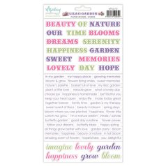   Mintay Papers Lilac Garden Matrica Paper Stickers Words  1 csomag