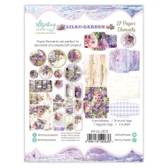 Mintay Papers Lilac Garden Kivágat Paper Elements  1 csomag