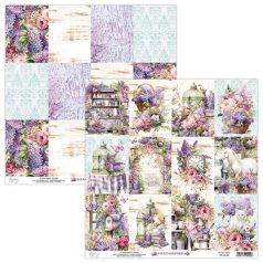   Mintay Papers Lilac Garden Scrapbook papír 6 12" (30 cm) 1 ív