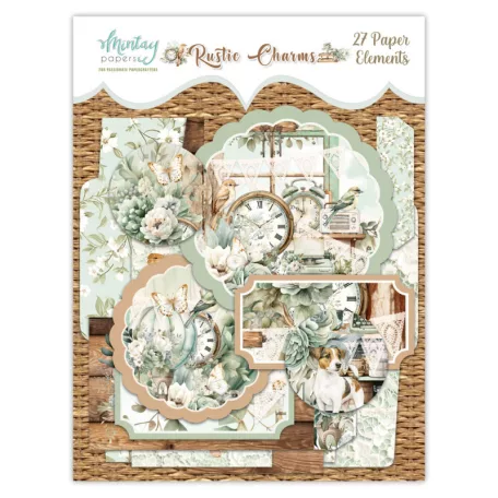 Mintay Papers Rustic Charms Kivágat Paper Elements  1 csomag