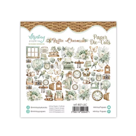 Mintay Papers Rustic Charms Kivágat Paper Die-Cuts  1 csomag