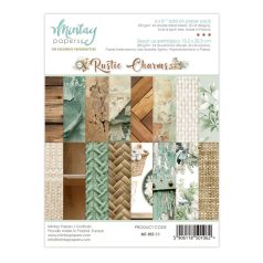   Mintay Papers Rustic Charms Papírkészlet  Paper Pad 6"x8" (15x20 cm) 24 lap
