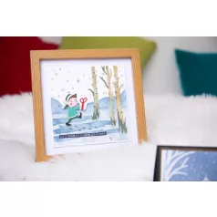 Sizzix Winter Scene Stencil  Layered Stencil (4 db)