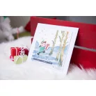 Sizzix Winter Scene Stencil  Layered Stencil (4 db)