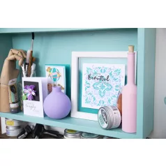 Sizzix Mosaic Flowers Stencil  Layered Stencil (4 db)