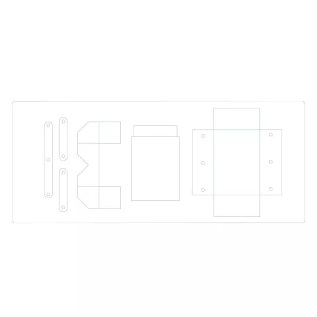 Sizzix Cantilever Sewing Box Vágósablon Eileen Hull ScoreBoards XL (1 db)