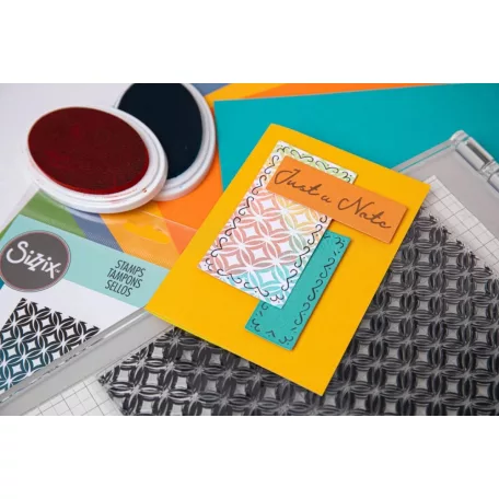 Sizzix Cosmopolitan, Uptown Szilikonbélyegző Stacey Park Clear Stamps (1 db)