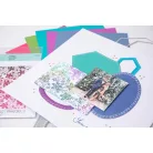 Sizzix Cosmopolitan, Petals Szilikonbélyegző Stacey Park Clear Stamps (1 db)