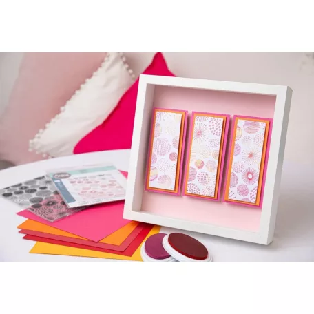 Sizzix Cosmopolitan, Ecliptic Szilikonbélyegző Stacey Park Clear Stamps (1 db)