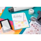 Sizzix Cosmopolitan, Ecliptic Szilikonbélyegző Stacey Park Clear Stamps (1 db)