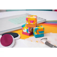   Sizzix Cosmopolitan, Around the Block Stencil Stacey Park Sizzix Layered Stencil (4 db)