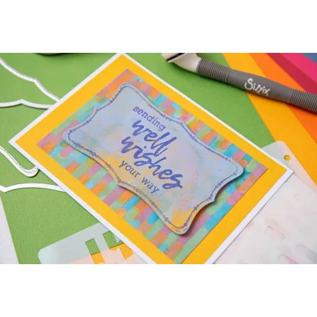 Sizzix Cosmopolitan, Downtown Stencil Stacey Park Sizzix Layered Stencil (4 db)