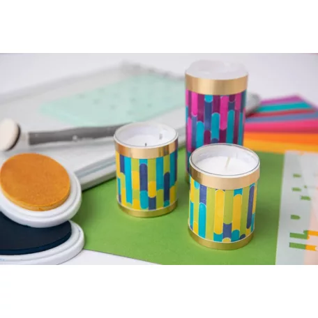 Sizzix Cosmopolitan, Downtown Stencil Stacey Park Sizzix Layered Stencil (4 db)