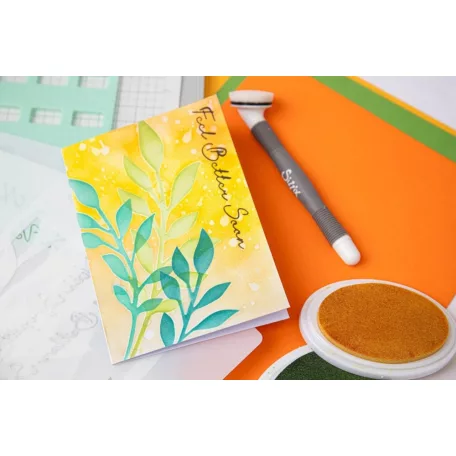 Sizzix Cosmopolitan, Frond Stencil Stacey Park Sizzix Layered Stencil (4 db)