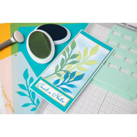 Sizzix Cosmopolitan, Frond Stencil Stacey Park Sizzix Layered Stencil (4 db)