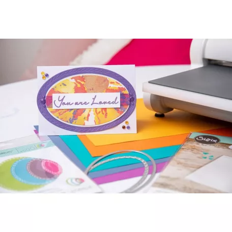 Sizzix Clare Classic Ovals Vágósablon Stacey Park Fanciful Framelits (1 csomag)