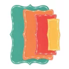 Sizzix Doris Dotted Top Note Vágósablon Stacey Park Fanciful Framelits (8 db)