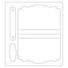 Sizzix Mini Book Vágósablon Eileen Hull ScoreBoards (1 db)