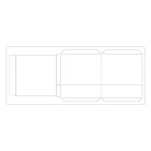 Sizzix Storage Box Vágósablon Eileen Hull ScoreBoards XL (1 db)