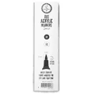 Art by Marlene Black and white Akril marker Duo Acrylic Markers Soft Brush (3 db)