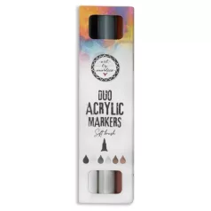   Art by Marlene Browns Akril marker Duo Acrylic Markers Soft Brush (3 db)