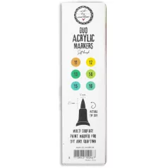   Art by Marlene Greens Akril marker Duo Acrylic Markers Soft Brush (3 db)