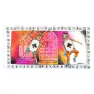 Art by Marlene Playing card men Szilikonbélyegző Clear Stamps (1 csomag)