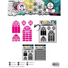 Art by Marlene Window Signature Stencil Masks (1 db)