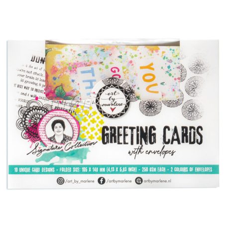 Art by Marlene 10 unique designs Üdvözlőkártyák Greeting Cards (1 csomag)