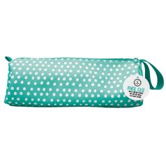   Art by Marlene Turquoise with white dots Eszköztároló Pencil Case (1 db)