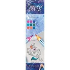   Spectrum Noir Enchanted Ocean Akvarell filctoll készlet TriColour Aqua Markers (3 db)