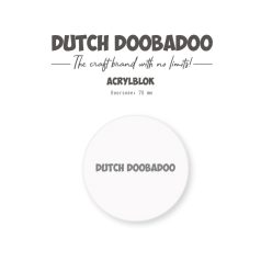 Dutch Doobadoo Akril blokk ATC Acrylic Block Circle  (1 db)