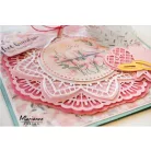 Marianne Design Vágósablon - Anja's elegant circle with hearts - Creatable (1 csomag)