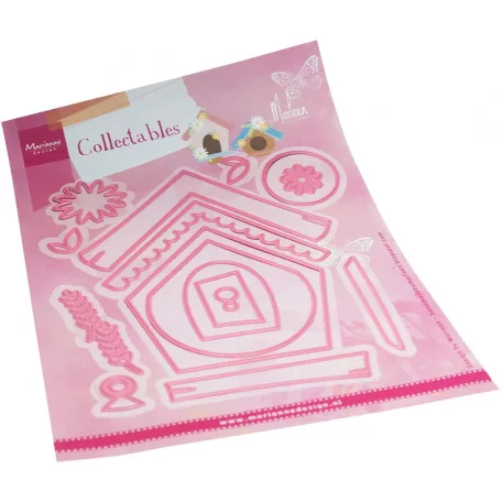 Marianne Design Vágósablon - Birdhouses by Marleen - Collectable (1 csomag)