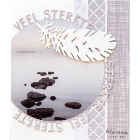 Marianne Design Kivágóív A4 - Serenity Horizons - Cutting Sheet (1 db)