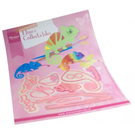 Marianne Design Vágósablon - Eline's Chameleon - Collectable (1 csomag)