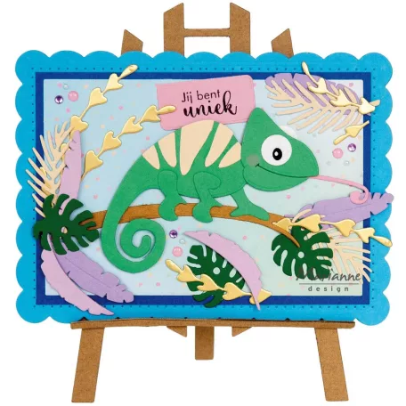 Marianne Design Vágósablon - Eline's Chameleon - Collectable (1 csomag)