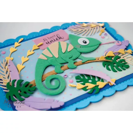 Marianne Design Vágósablon - Eline's Chameleon - Collectable (1 csomag)