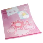 Marianne Design Vágósablon - Sun & clouds by Marleen - Collectable (1 csomag)