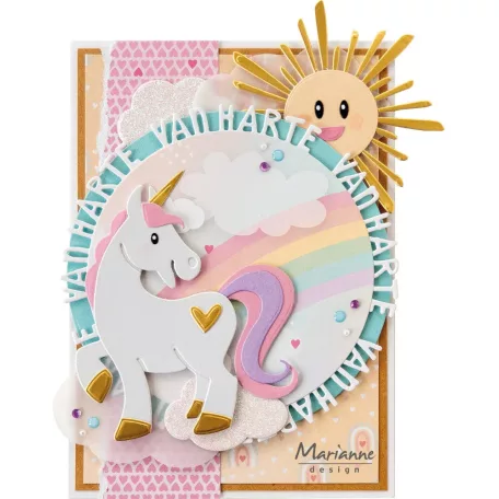 Marianne Design Vágósablon - Sun & clouds by Marleen - Collectable (1 csomag)